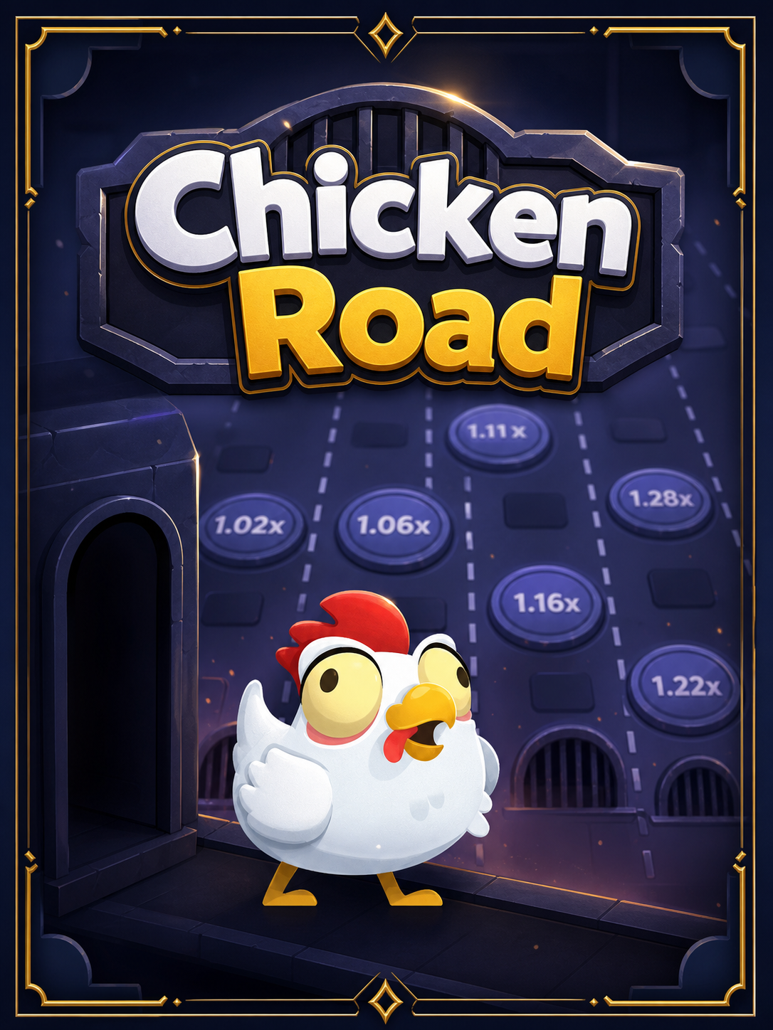 Chicken Road Oyunu - Artan Çarpanla Yolu Geçen Tavuk